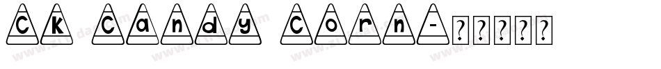 CK Candy Corn字体转换